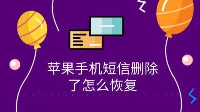 苹果手机删除的短信可以恢复吗 能否恢复被删的苹果手机短信?