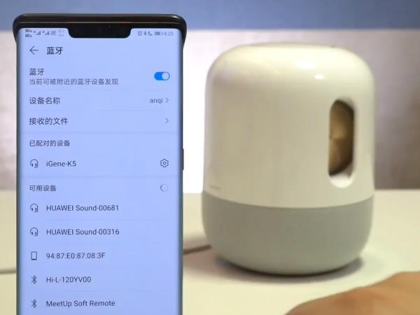 华为ai音响怎么重新配置网络