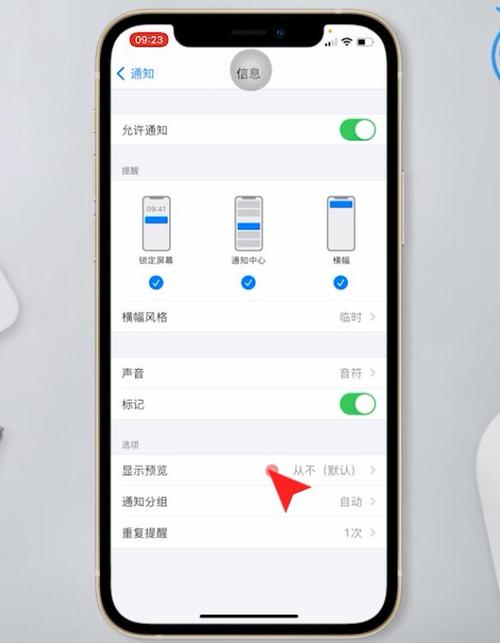 手机来信息不在屏幕上显示怎么设置