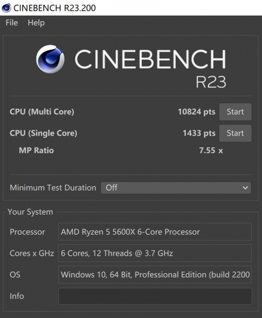 AMD锐龙 r55600x参数配置