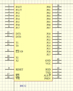 stc52单片机引脚图及功能介绍表