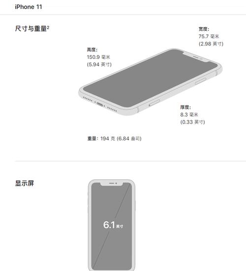 iphone11多大尺寸