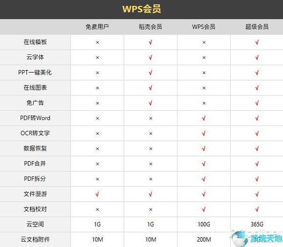wps会员和超级会员的区别