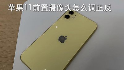 苹果11前置摄像头怎么调正反面 如何调整苹果11反面摄像头？