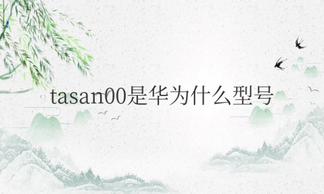 tasan00是华为什么型号