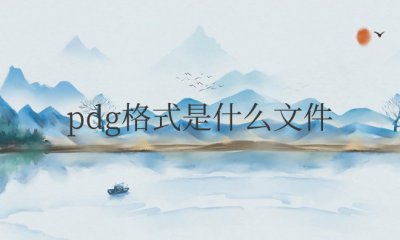 pdg格式是什么文件怎么打开 如何打开pdg格式文件？