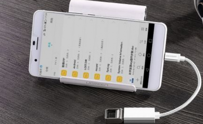 u盘转换器连接手机怎么用华为