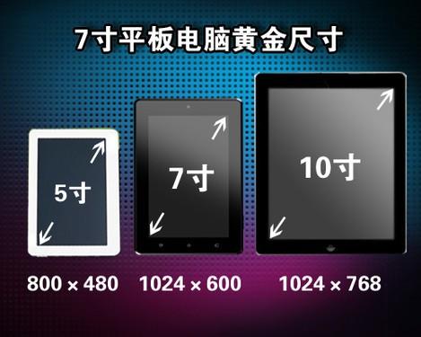14寸平板电脑尺寸对照表