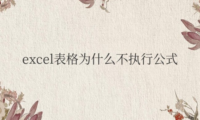 excel表格为什么不执行公式单元格已经改为了常规