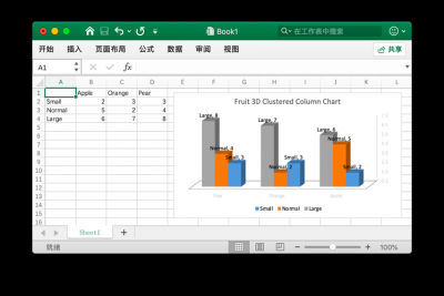 excel表格中簇状柱形图怎么做