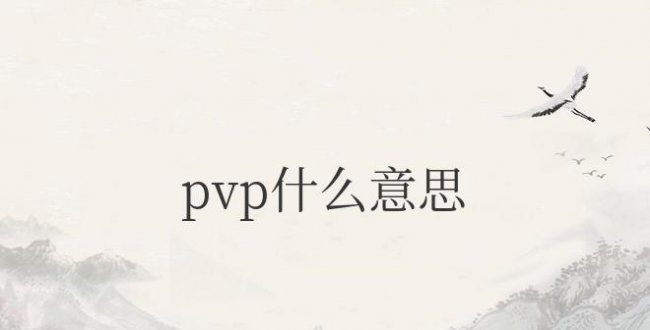 pvp什么意思