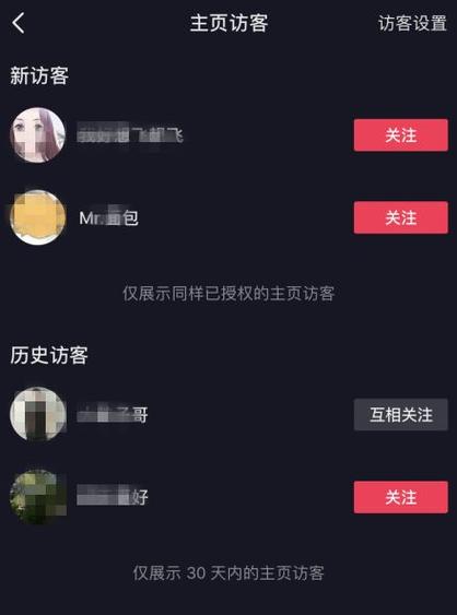 抖音主页访客关闭后别人能看到吗