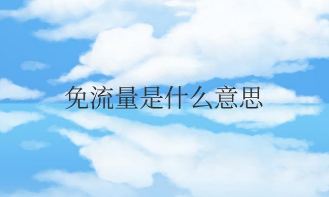 app免流量是什么意思?ipad可以用吗?