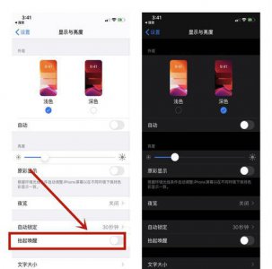 苹果抬起唤醒怎么设置 iphone手机抬起唤醒什么意思