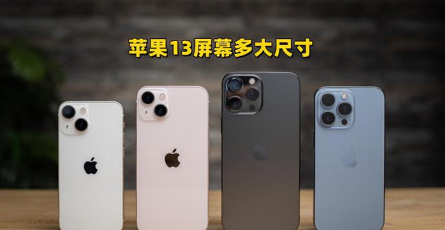 苹果13三个尺寸分别是多少寸