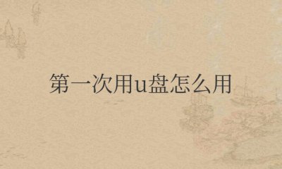 第一次用u盘怎么用手机打开文件 教程
