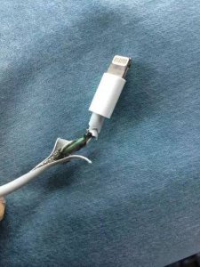iphone数据线没坏充不上电冲但别人的手机就可以