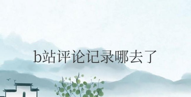 手机b站评论记录哪去了?在哪里看?