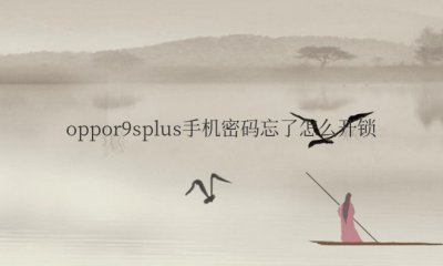 oppor9splus手机密码忘了怎么开锁