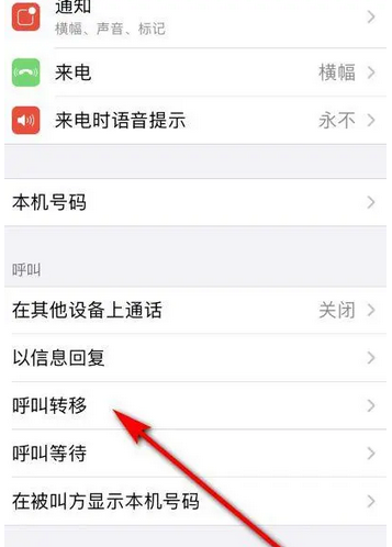 苹果设置呼叫转移没有确认键怎么回事