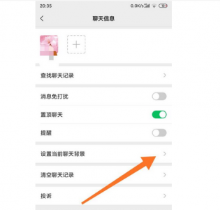 苹果微信聊天背景怎么设置全部统一默认