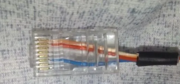 网线可以像电线一样接水晶头吗