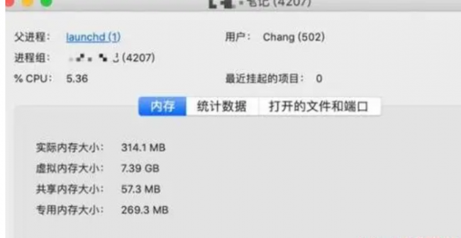 苹果电脑内存怎么看用多少