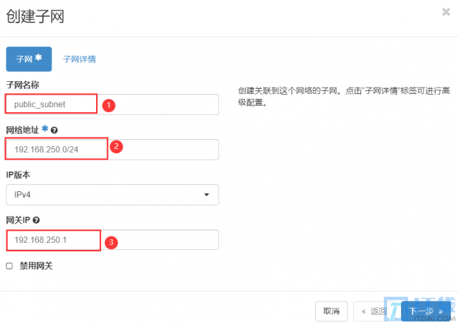 openstack虚拟机实例创建并实现与外部网络通信流程