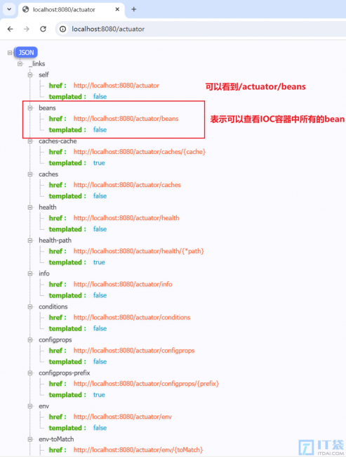 SpringBoot中如何查看程序有哪些bean
