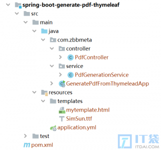 SpringBoot使用Thymeleaf生成PDF