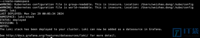 在K8s中部署轻量级日志系统Loki
