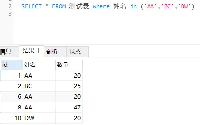 MySQL数据库中常见的聚合函数有哪些
